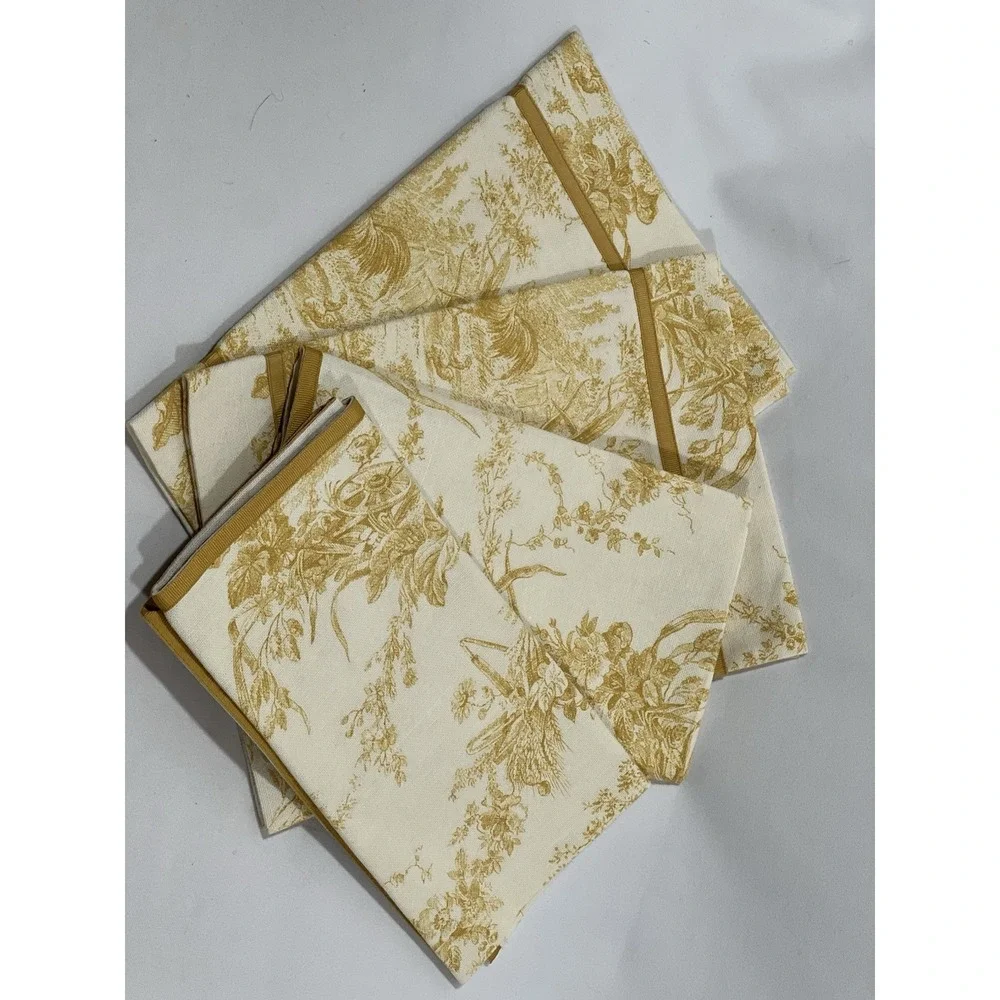 Karen Lee Ballard Placemat Napkin Set Floral Cottagecore Farmhouse Table